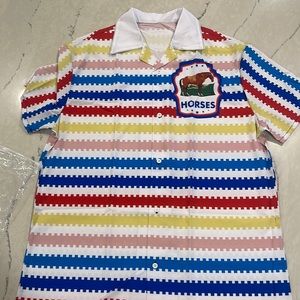 Allan stripe shirt with horse 🐴 costume from Barbie Movie 💗 ( Ken )